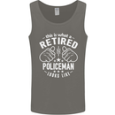 This Is What a Retired Policeman Looks Like Mens Vest Tank Top Charcoal