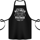 This Is What a Retired Postman Looks Like Cotton Apron 100% Organic Black