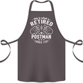 This Is What a Retired Postman Looks Like Cotton Apron 100% Organic Dark Grey