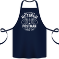 This Is What a Retired Postman Looks Like Cotton Apron 100% Organic Navy Blue