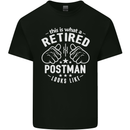 This Is What a Retired Postman Looks Like Mens Cotton T-Shirt Tee Top Black