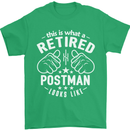 This Is What a Retired Postman Looks Like Mens T-Shirt Cotton Gildan Irish Green