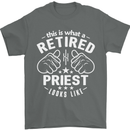 This Is What a Retired Priest Looks Like Mens T-Shirt Cotton Gildan Charcoal
