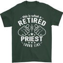This Is What a Retired Priest Looks Like Mens T-Shirt Cotton Gildan Forest Green
