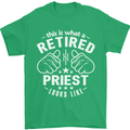 This Is What a Retired Priest Looks Like Mens T-Shirt Cotton Gildan Irish Green