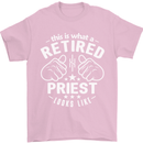 This Is What a Retired Priest Looks Like Mens T-Shirt Cotton Gildan Light Pink