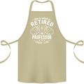 This Is What a Retired Professor Looks Like Cotton Apron 100% Organic Khaki
