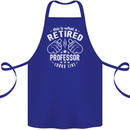 This Is What a Retired Professor Looks Like Cotton Apron 100% Organic Royal Blue