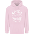 This Is What a Retired Professor Looks Like Mens 80% Cotton Hoodie Light Pink
