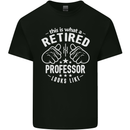 This Is What a Retired Professor Looks Like Mens Cotton T-Shirt Tee Top Black