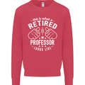 This Is What a Retired Professor Looks Like Mens Sweatshirt Jumper Heliconia