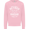 This Is What a Retired Professor Looks Like Mens Sweatshirt Jumper Light Pink