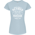 This Is What a Retired Professor Looks Like Womens Petite Cut T-Shirt Light Blue