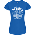 This Is What a Retired Professor Looks Like Womens Petite Cut T-Shirt Royal Blue