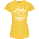 This Is What a Retired Professor Looks Like Womens Petite Cut T-Shirt Yellow