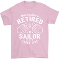 This Is What a Retired Sailor Looks Like Mens T-Shirt Cotton Gildan Light Pink