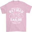 This Is What a Retired Sailor Looks Like Mens T-Shirt Cotton Gildan Light Pink