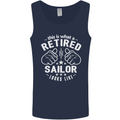 This Is What a Retired Sailor Looks Like Mens Vest Tank Top Navy Blue