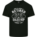 This Is What a Retired Sales Rep Looks Like Mens Cotton T-Shirt Tee Top Black