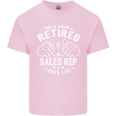 This Is What a Retired Sales Rep Looks Like Mens Cotton T-Shirt Tee Top Light Pink