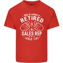 This Is What a Retired Sales Rep Looks Like Mens Cotton T-Shirt Tee Top Red
