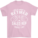 This Is What a Retired Sales Rep Looks Like Mens T-Shirt Cotton Gildan Light Pink