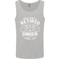 This Is What a Retired Singer Looks Like Mens Vest Tank Top Sports Grey