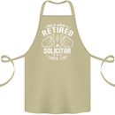 This Is What a Retired Solicitor Looks Like Cotton Apron 100% Organic Khaki