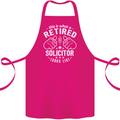 This Is What a Retired Solicitor Looks Like Cotton Apron 100% Organic Pink
