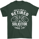 This Is What a Retired Solicitor Looks Like Mens T-Shirt Cotton Gildan Forest Green