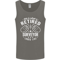 This Is What a Retired Surveyor Looks Like Mens Vest Tank Top Charcoal