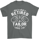 This Is What a Retired Tailor Looks Like Mens T-Shirt Cotton Gildan Charcoal