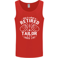 This Is What a Retired Tailor Looks Like Mens Vest Tank Top Red