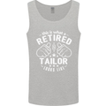 This Is What a Retired Tailor Looks Like Mens Vest Tank Top Sports Grey
