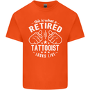 This Is What a Retired Tattooist Looks Like Mens Cotton T-Shirt Tee Top Orange