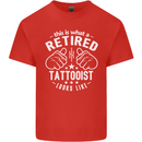 This Is What a Retired Tattooist Looks Like Mens Cotton T-Shirt Tee Top Red