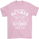 This Is What a Retired Tattooist Looks Like Mens T-Shirt Cotton Gildan Light Pink