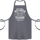 This Is What a Retired Teacher Looks Like Cotton Apron 100% Organic Steel