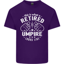 This Is What a Retired Umpire Looks Like Mens Cotton T-Shirt Tee Top Purple