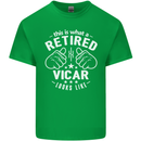 This Is What a Retired Vicar Looks Like Mens Cotton T-Shirt Tee Top Irish Green
