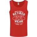 This Is What a Retired Vicar Looks Like Mens Vest Tank Top Red