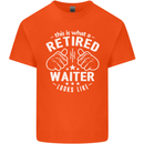 This Is What a Retired Waiter Looks Like Mens Cotton T-Shirt Tee Top Orange
