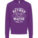 This Is What a Retired Waiter Looks Like Mens Sweatshirt Jumper Purple