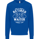 This Is What a Retired Waiter Looks Like Mens Sweatshirt Jumper Royal Blue