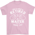 This Is What a Retired Waiter Looks Like Mens T-Shirt Cotton Gildan Light Pink