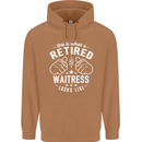 This Is What a Retired Waitress Looks Like Mens 80% Cotton Hoodie Caramel Latte
