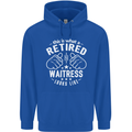 This Is What a Retired Waitress Looks Like Mens 80% Cotton Hoodie Royal Blue