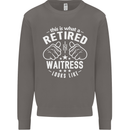 This Is What a Retired Waitress Looks Like Mens Sweatshirt Jumper Charcoal