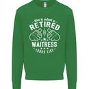 This Is What a Retired Waitress Looks Like Mens Sweatshirt Jumper Irish Green