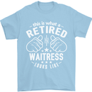 This Is What a Retired Waitress Looks Like Mens T-Shirt Cotton Gildan Light Blue